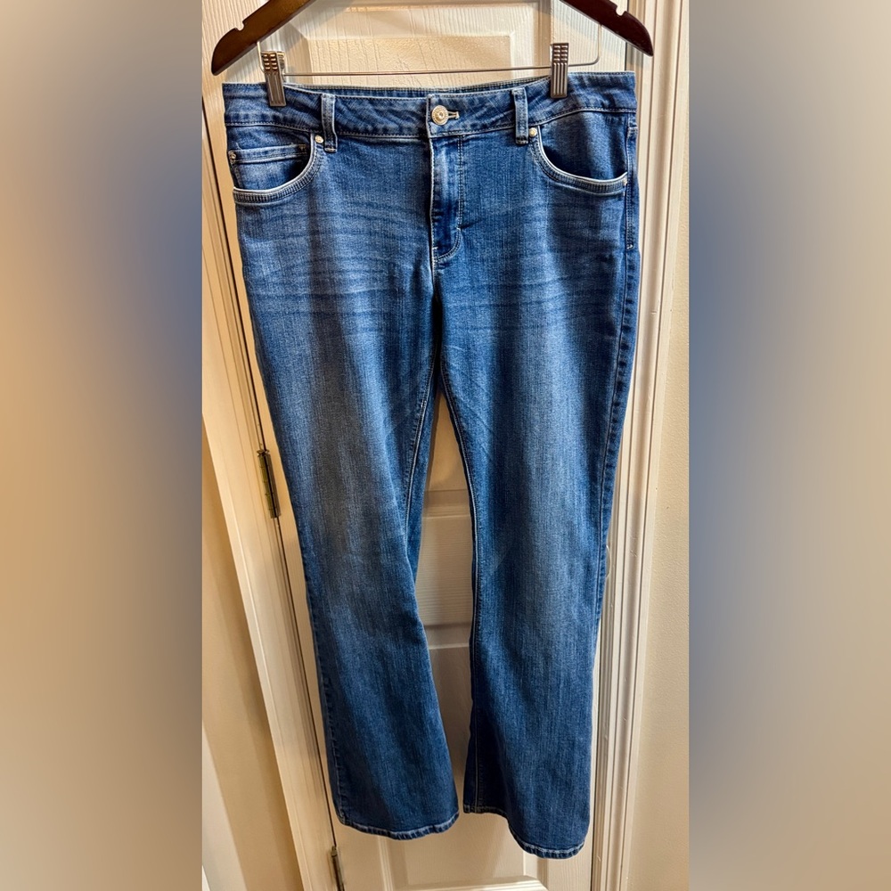 White House Black Market Blue Skinny Jeans